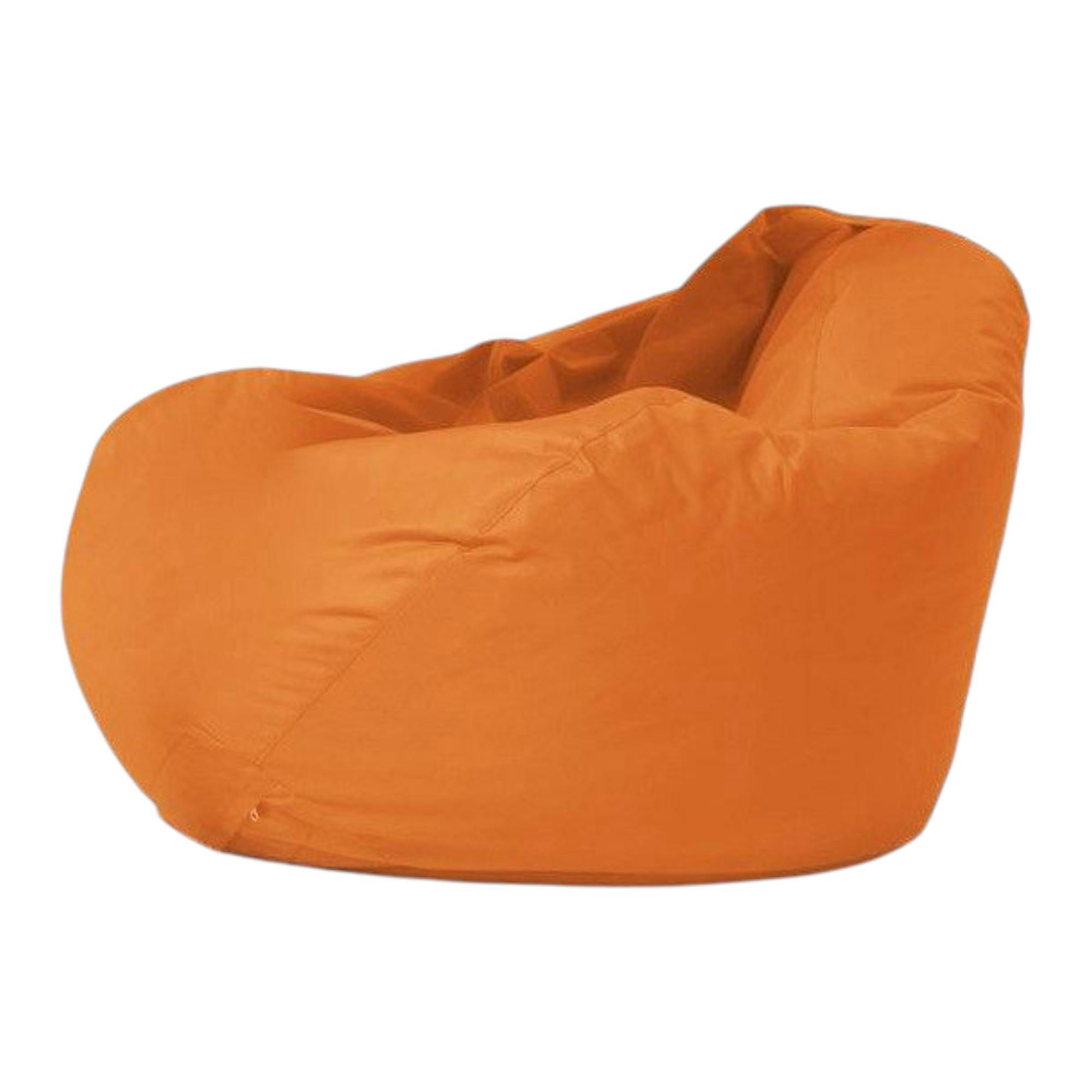 Pouf poire géant extérieur orange ARTA