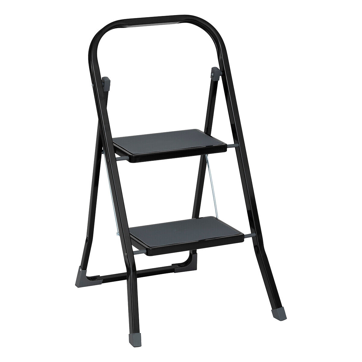 Escadote com 2 degraus em metal