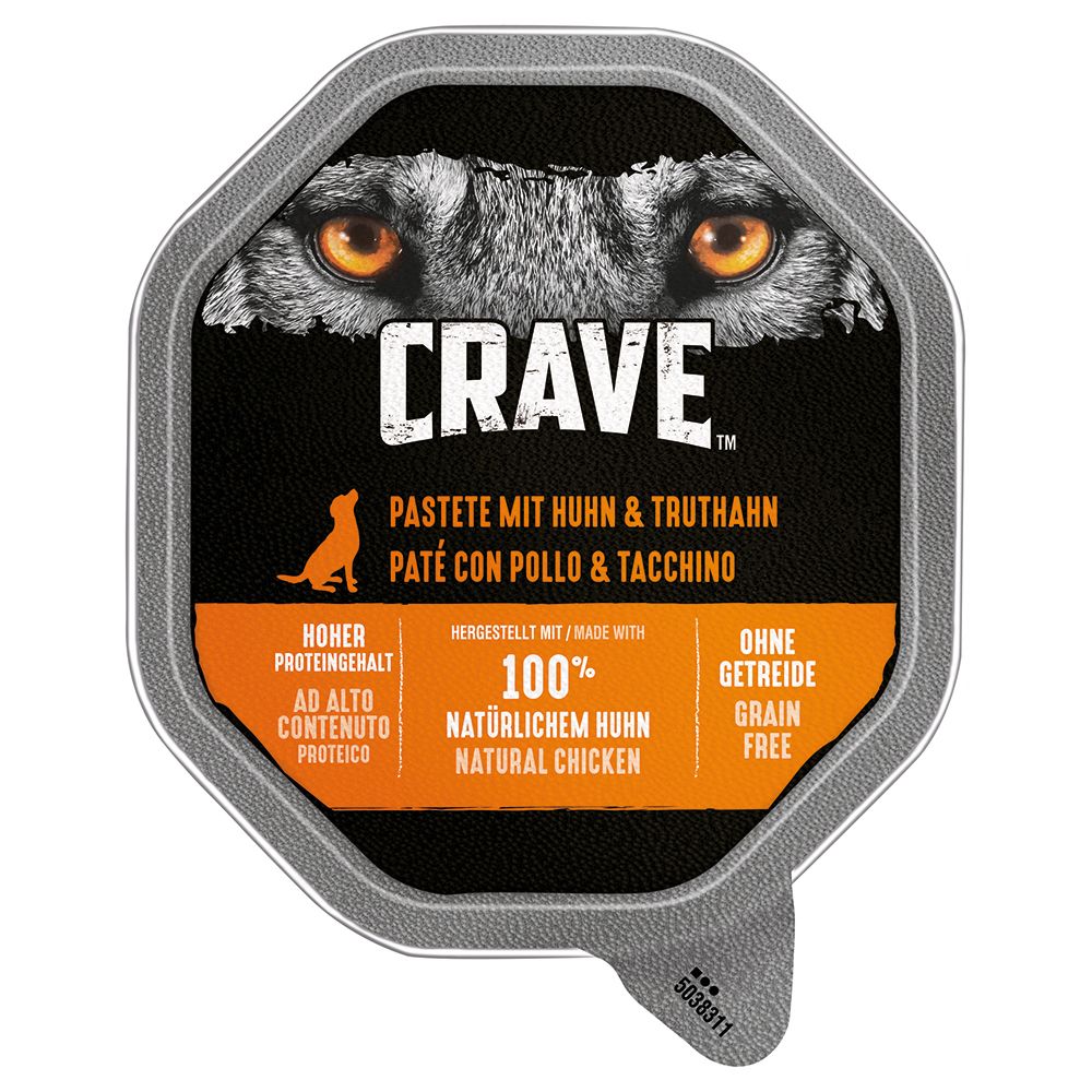 Crave Adult Paté Wet Dog Food 20 x 150g