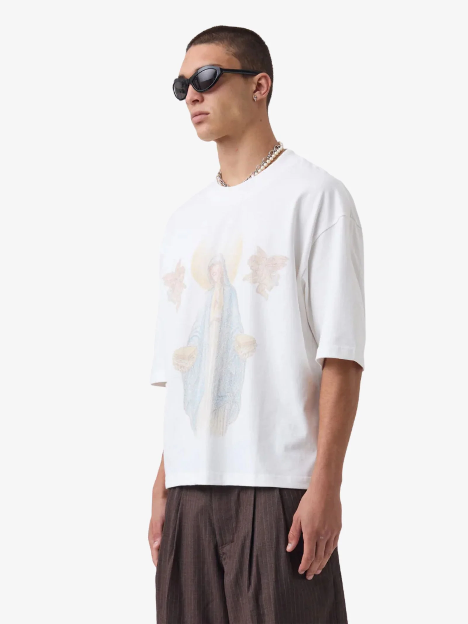Mary Crop Flow Tee