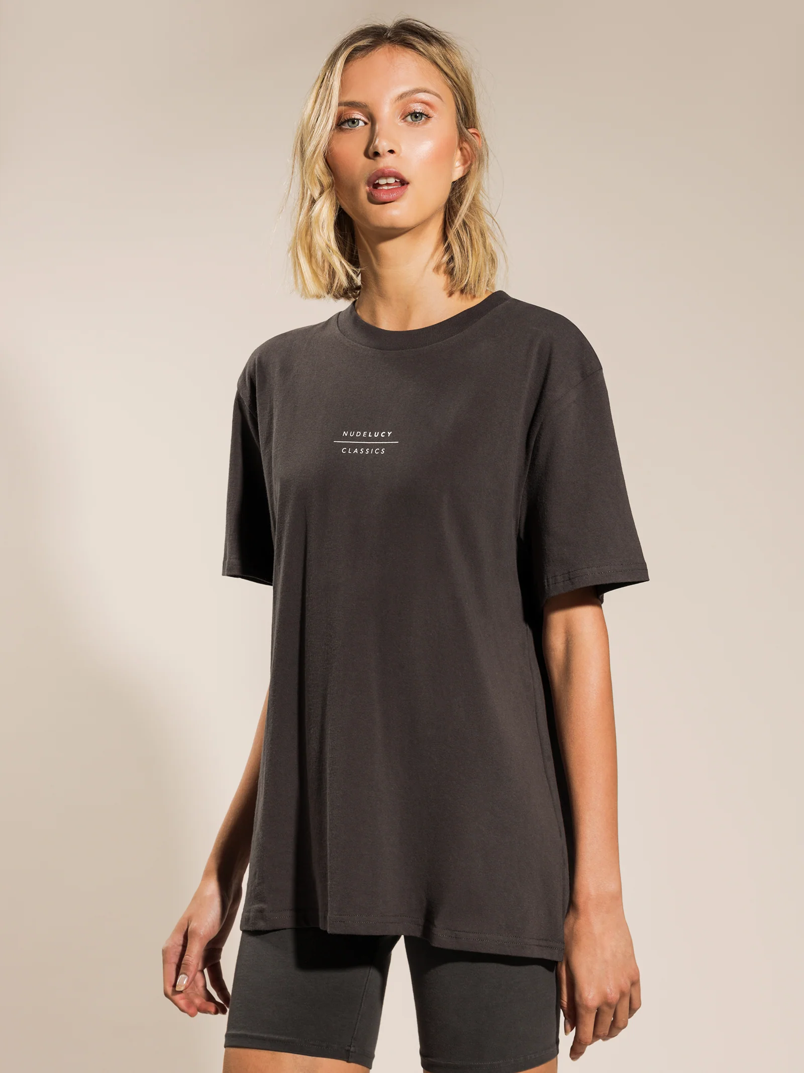 Nude Classics Slogan Boyfriend T-Shirt