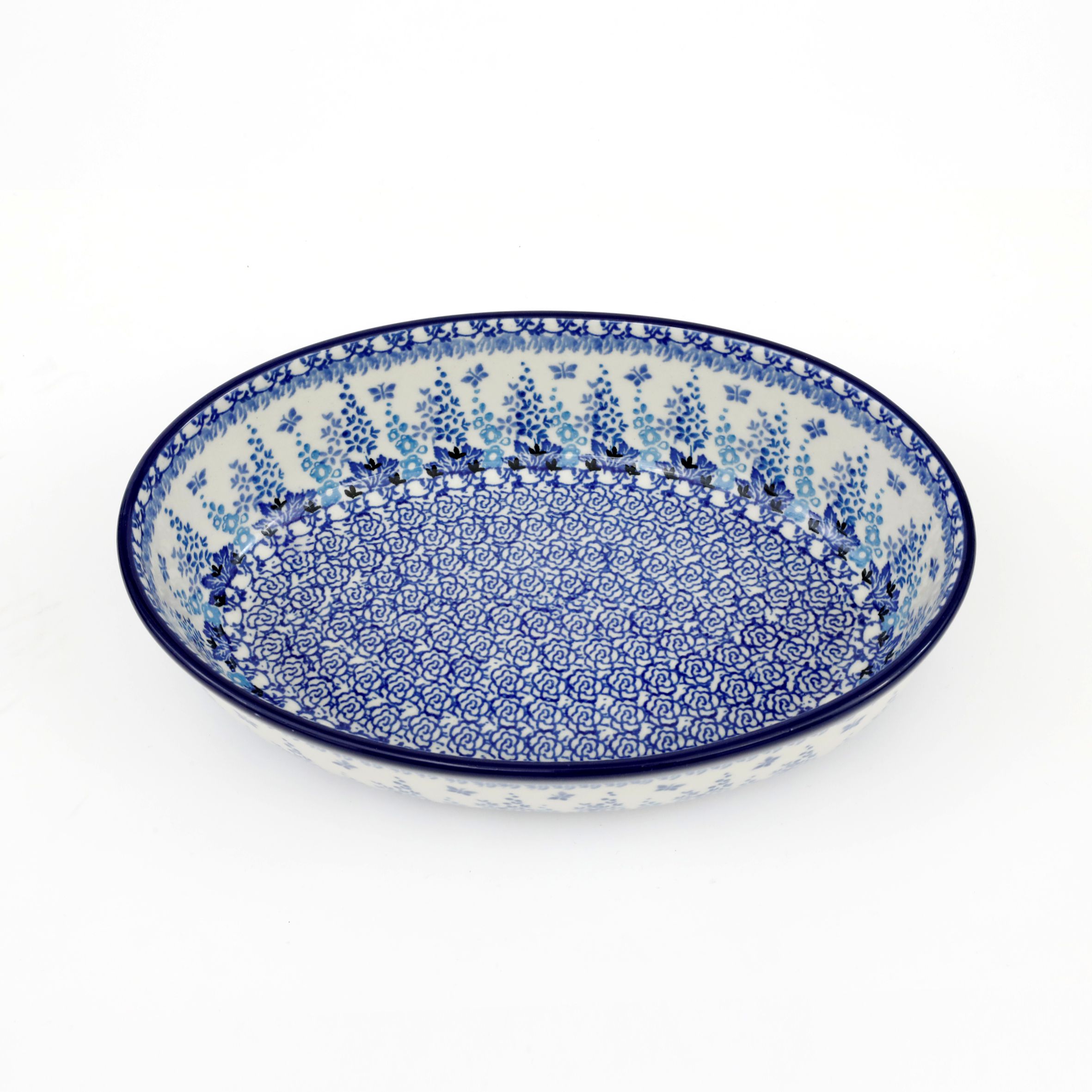 Półmisek owalny 299 24/18,5cm  3277X Kwiat ostróżki
