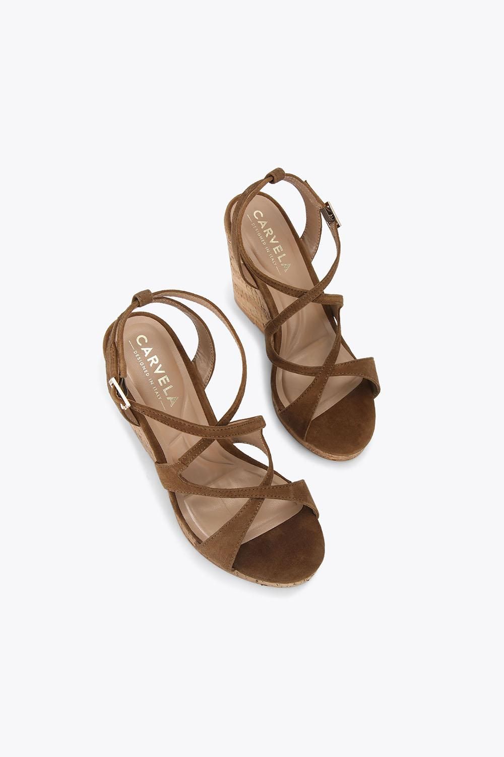 Carvela Pavia Wedge' Suede Sandals
