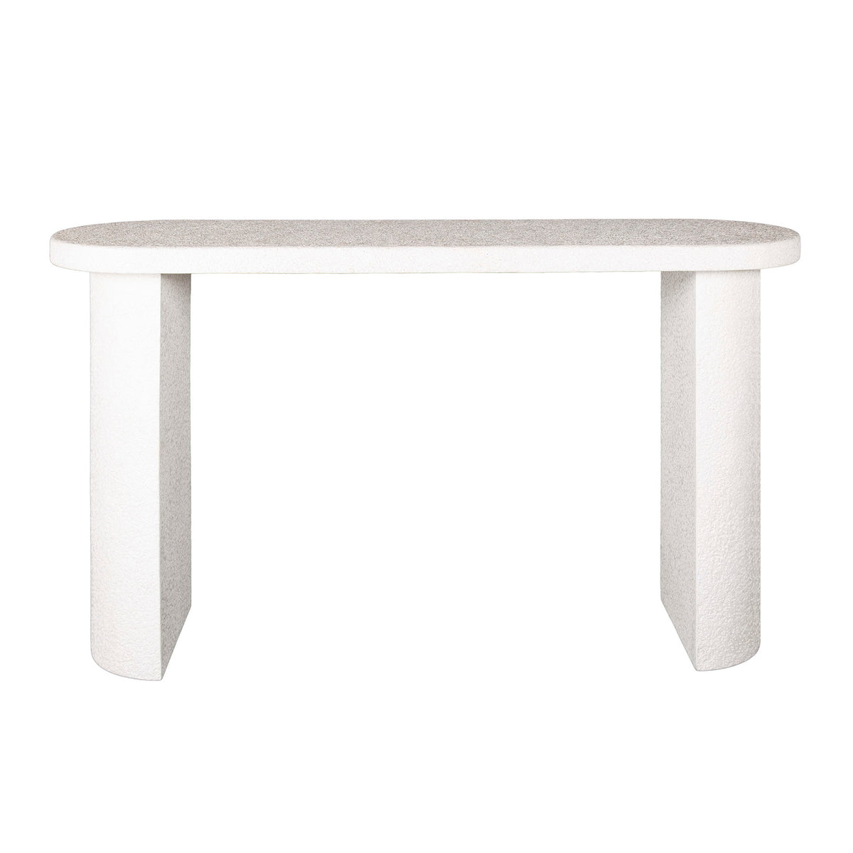 Giga Meubel Sidetable Arch Stone - Wit Composiet - 140x40x77cm