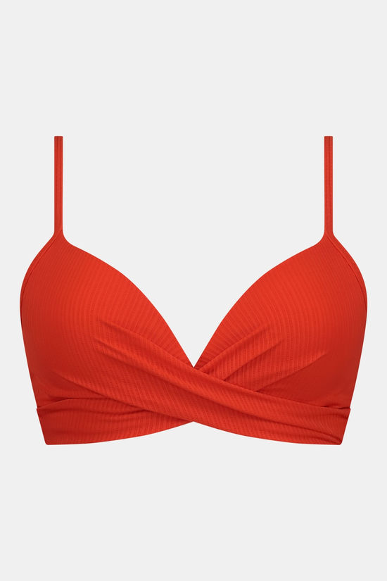 Beachlife Fiery Red Padded Wired Bikini Top