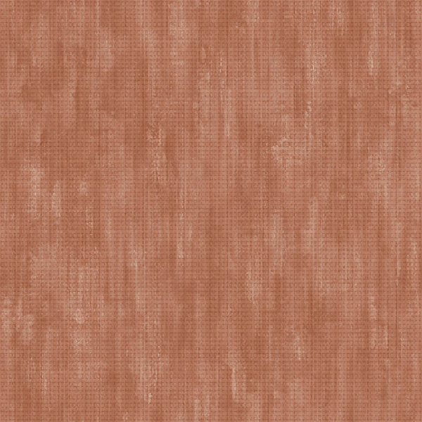 Papier peint vinyle intissé Reality Iv Lutece mat et satiné cannage terracotta, orange l.1005 x l.53 cm