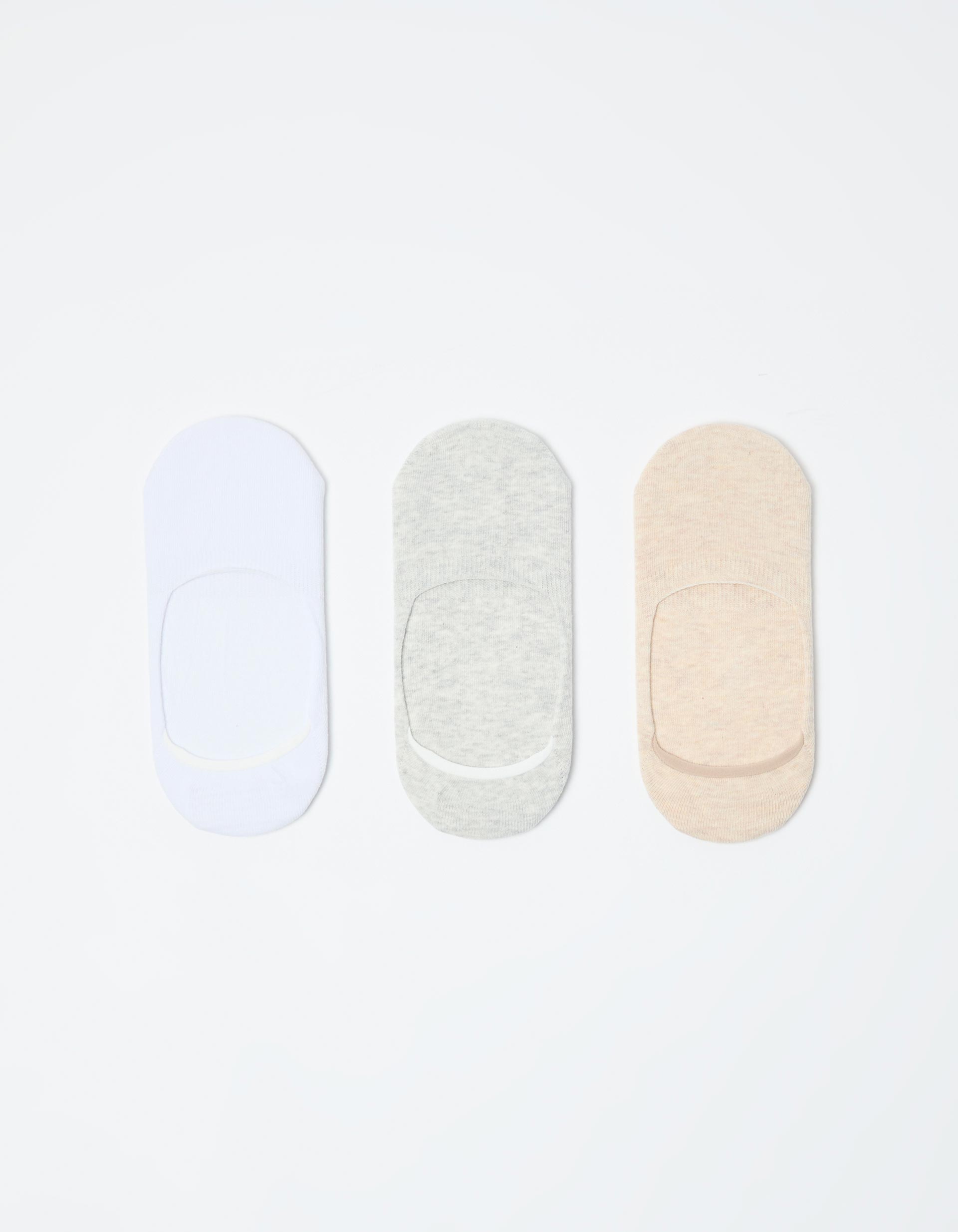 Pack 3 Pares de Pezinhos, Mulher, Multicor