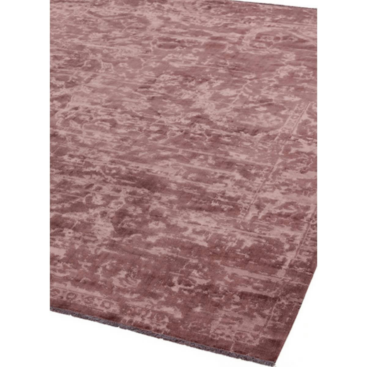 RAYA - Tapis moderne en Polyester Mauve 200x290 cm