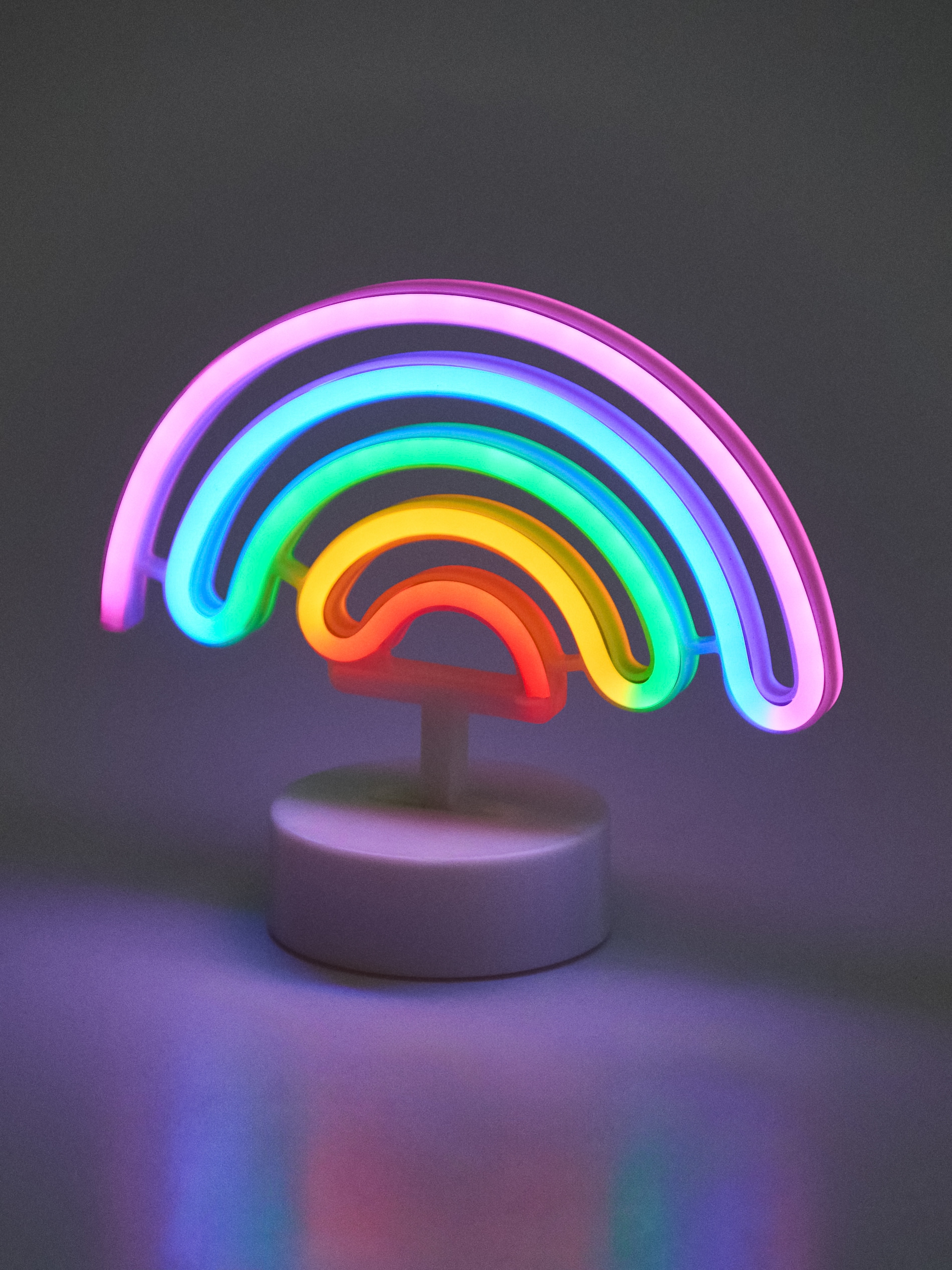 Lampka neon LED w kształcie tęczy