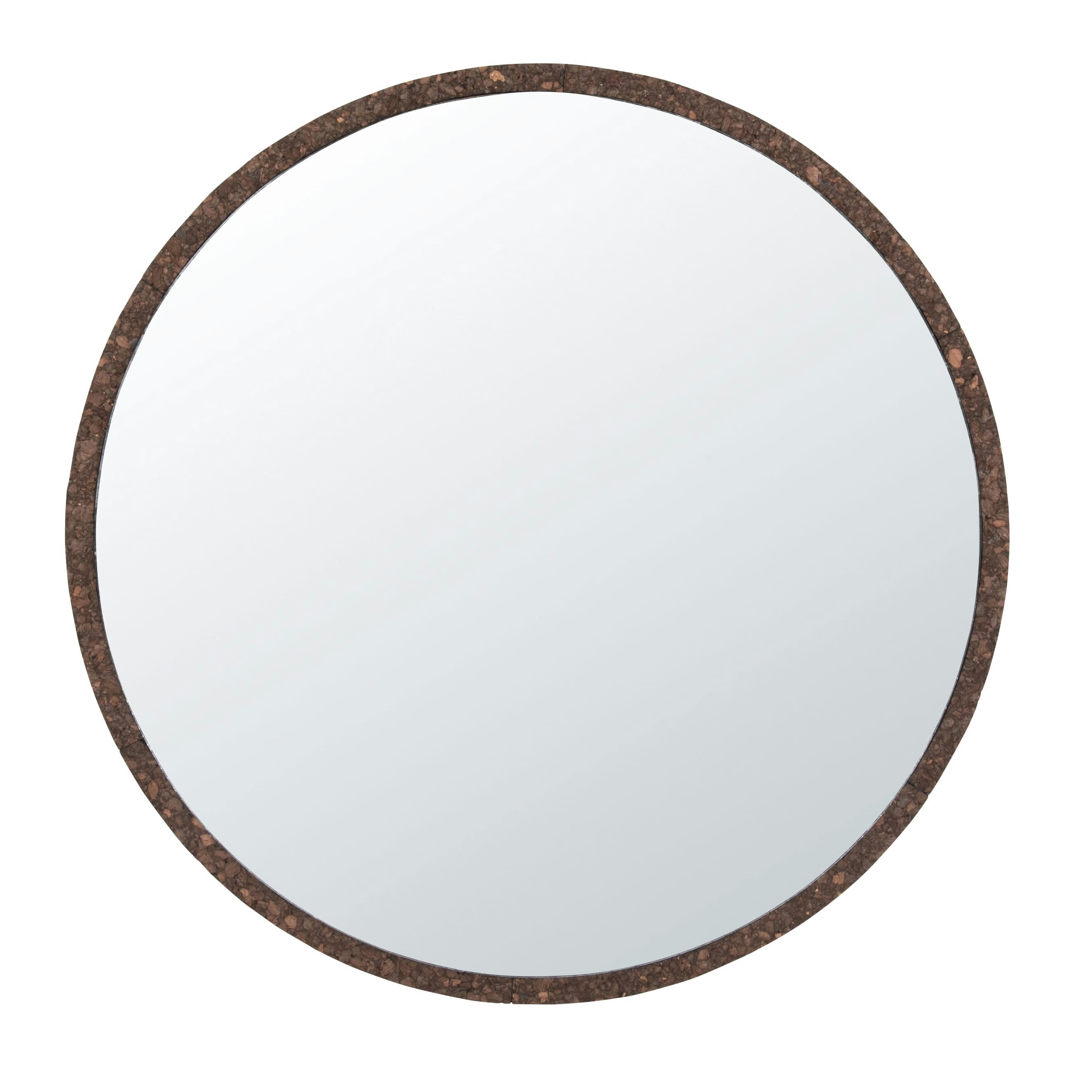 HIROTO - Miroir rond en liège D46