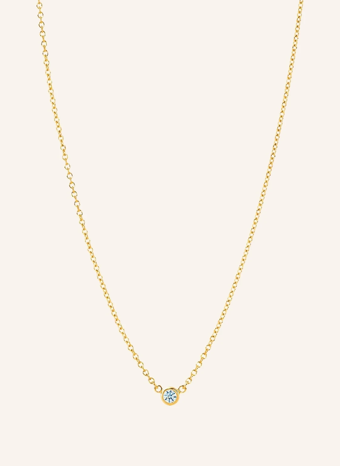 TIFFANY & Co. Halskette ELSA PERETTI® DIAMONDS BY THE YARD® aus 18 Karat Gelbgold