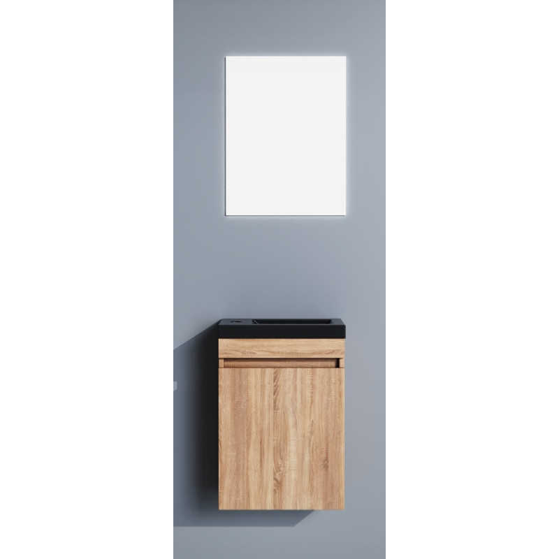 Meuble lave-mains Lisboa chêne 40 cm SANIMAR