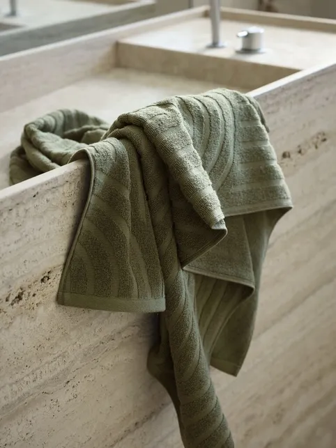 Badehåndklæde IDALA 65x130 grøn