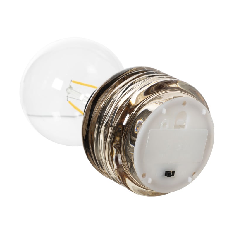 Mini tafellamp - roze - &Oslash;8x17 cm