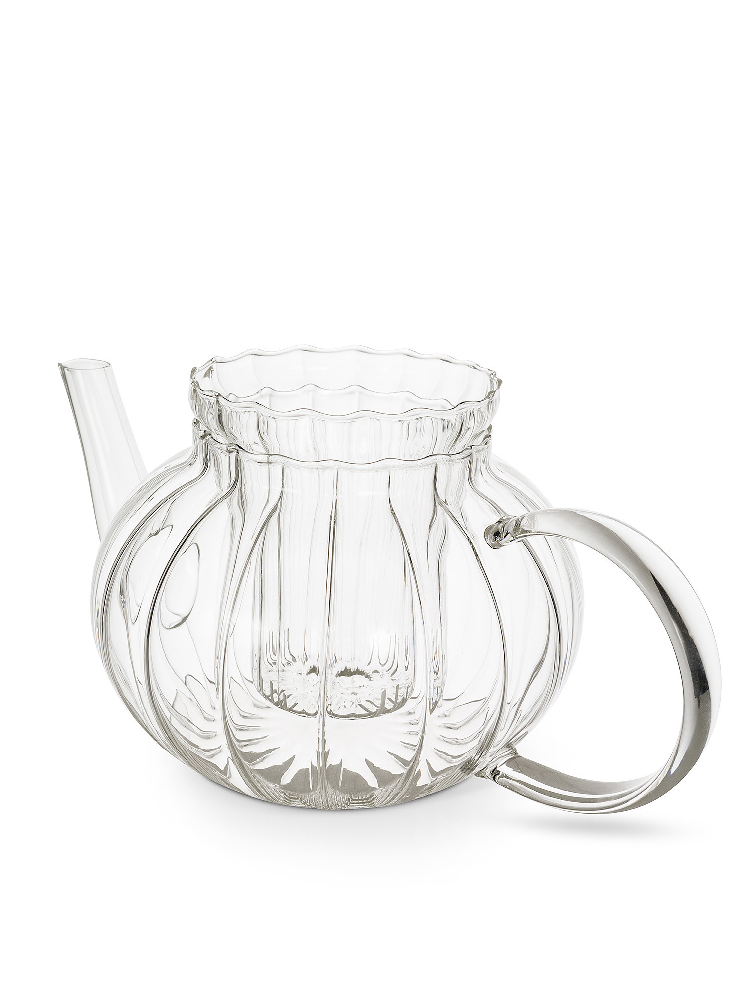 Teiera vetro effetto optical