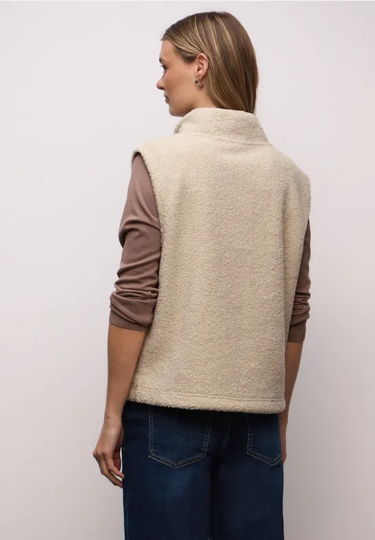 Teddy Shirt mit Zipper