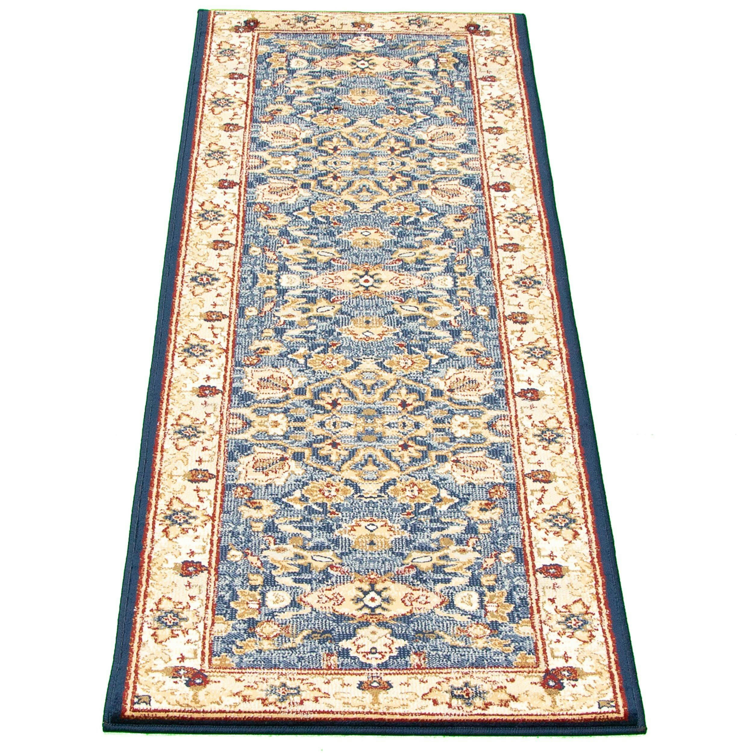ECARPET Tajma Indoor Area Rug, Blue, Assorted Sizes