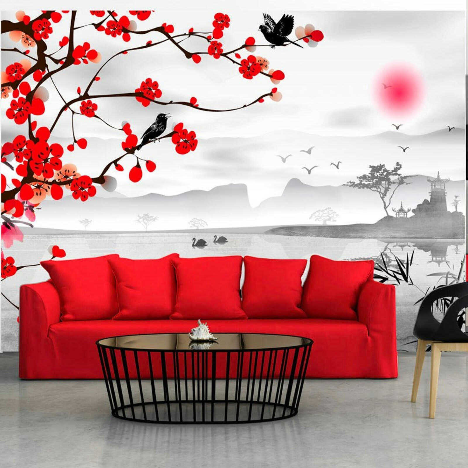 - Papier peint jardin japonais 400 x 280 cm