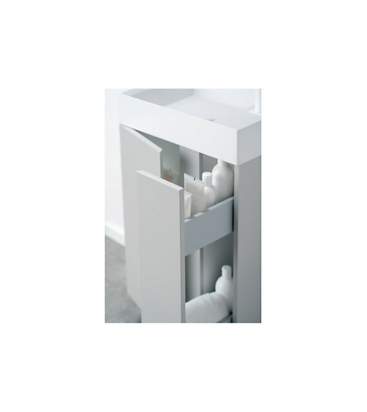 Meuble de salle de bain UNIQ 49 x 34,5 x 63 cm en plusieurs couleurs - Gris clair