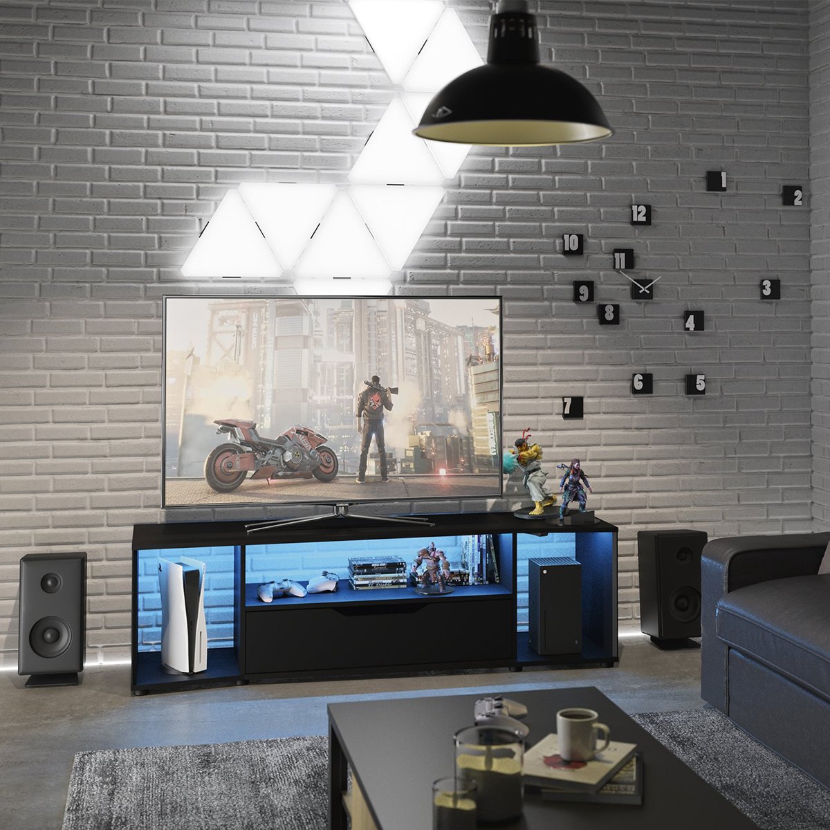 Calicosy - HACK TV-gamer - H48 cm - Zwart