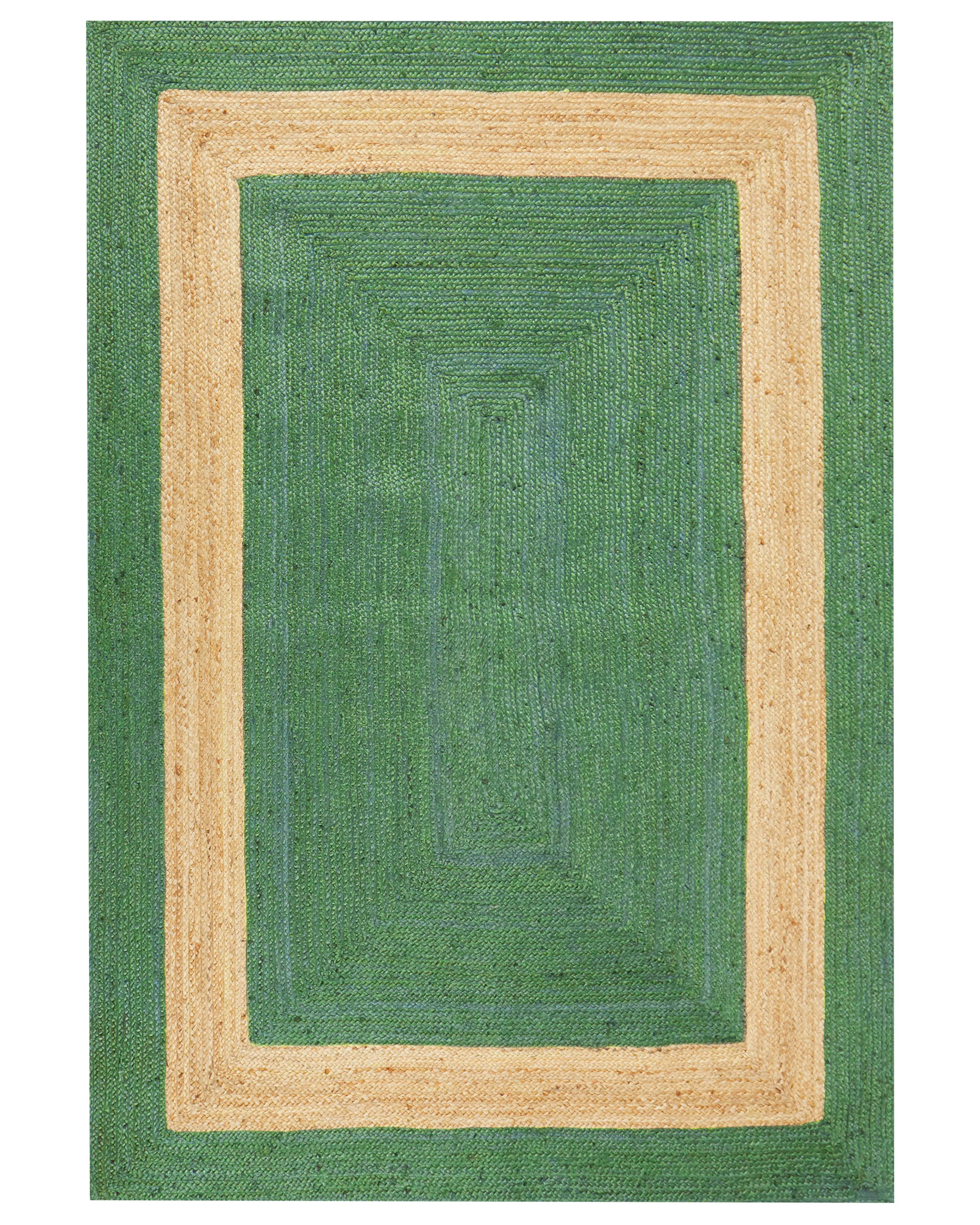 Rug KARAKUYU Green 160 x 230 cm Jute