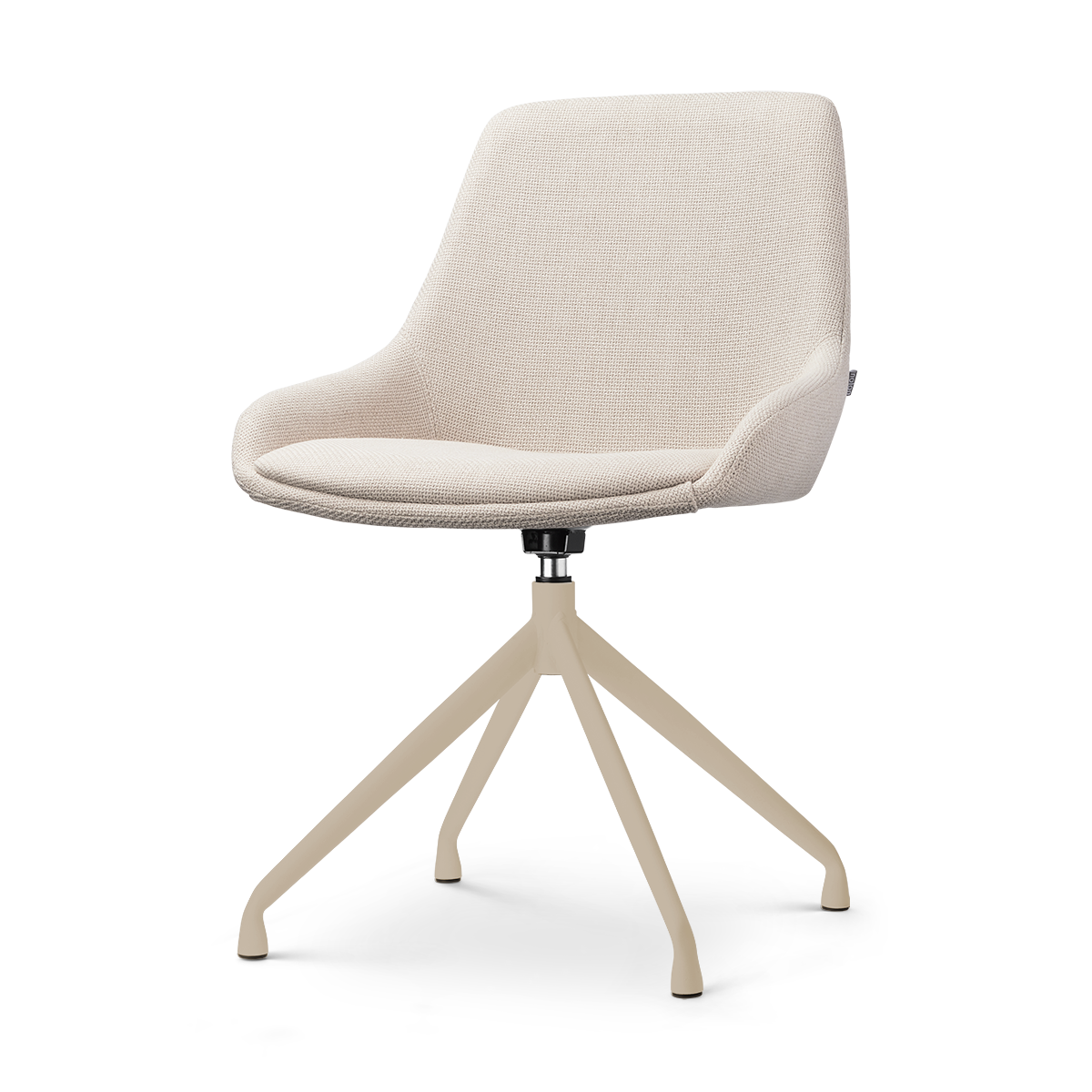 Nolon Nola-Isa draaibare eetkamerstoel beige beige onderstel