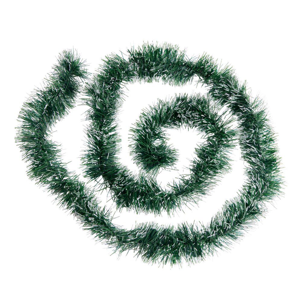 Guirlande de no&euml;l artificielle verte Ø8XL200 cm (2 modèles vert clair ou foncé)