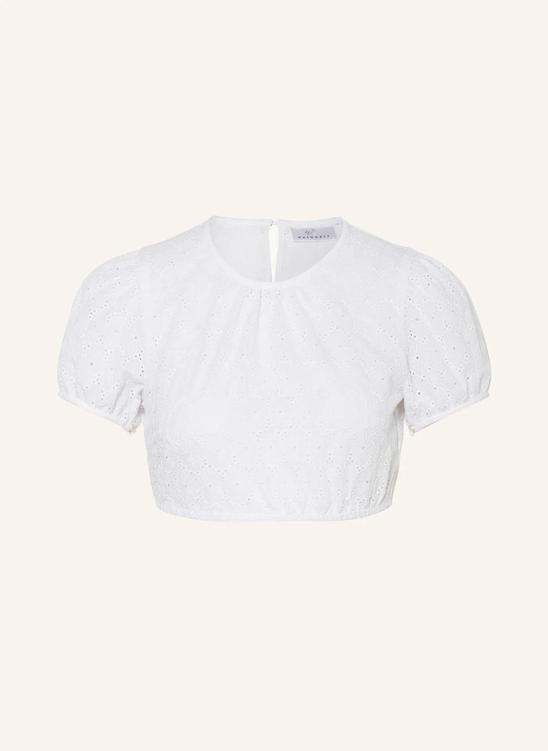 WALDORFF Dirndlbluse mit Lochspitze