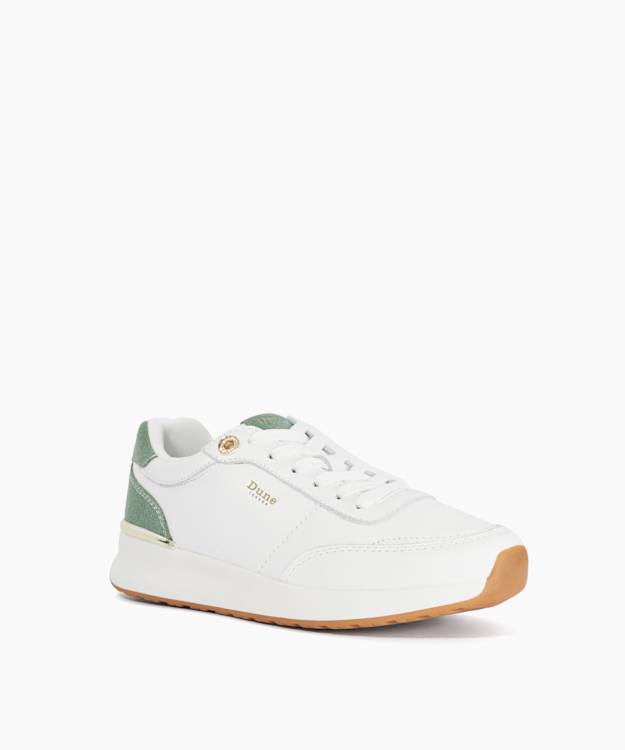 Evalynn White - Lace-Up Runners
