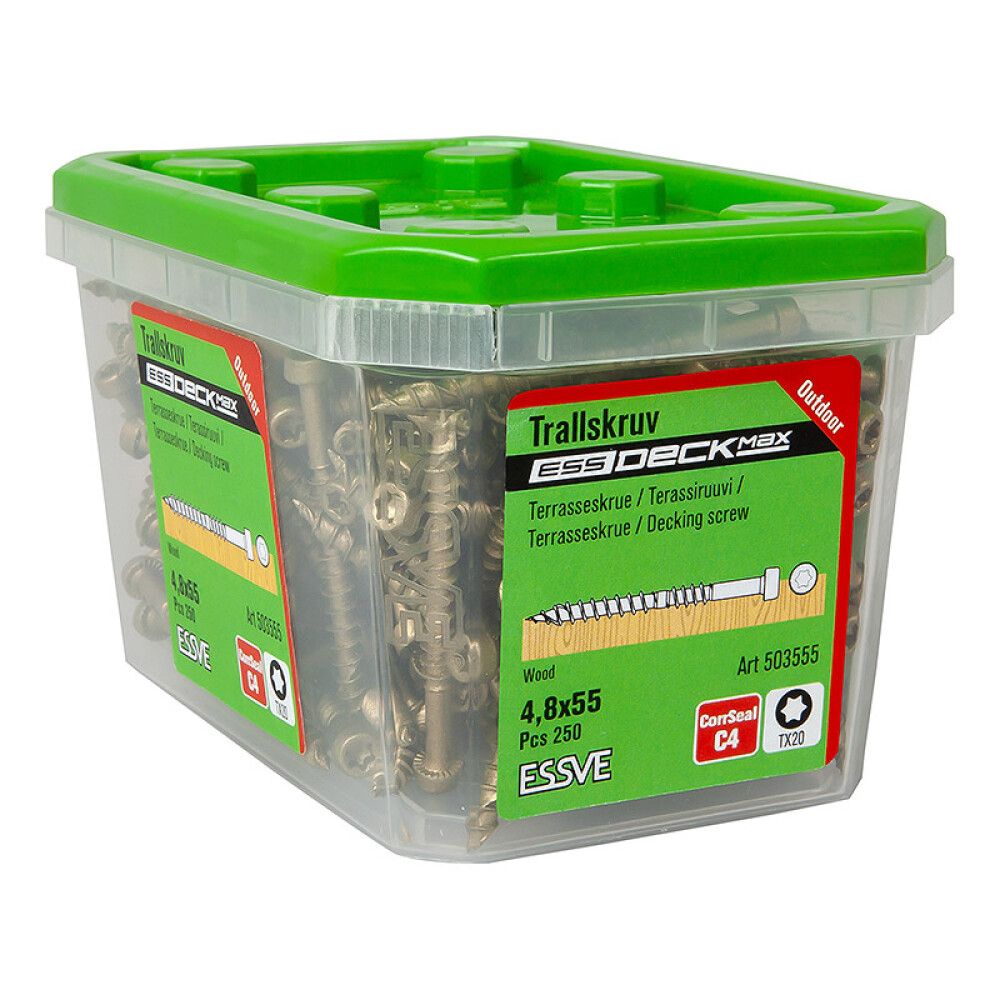TERRASSESKRUE ESSVE ESSDECK MAX C4 4,8X42MM 250STK/PK