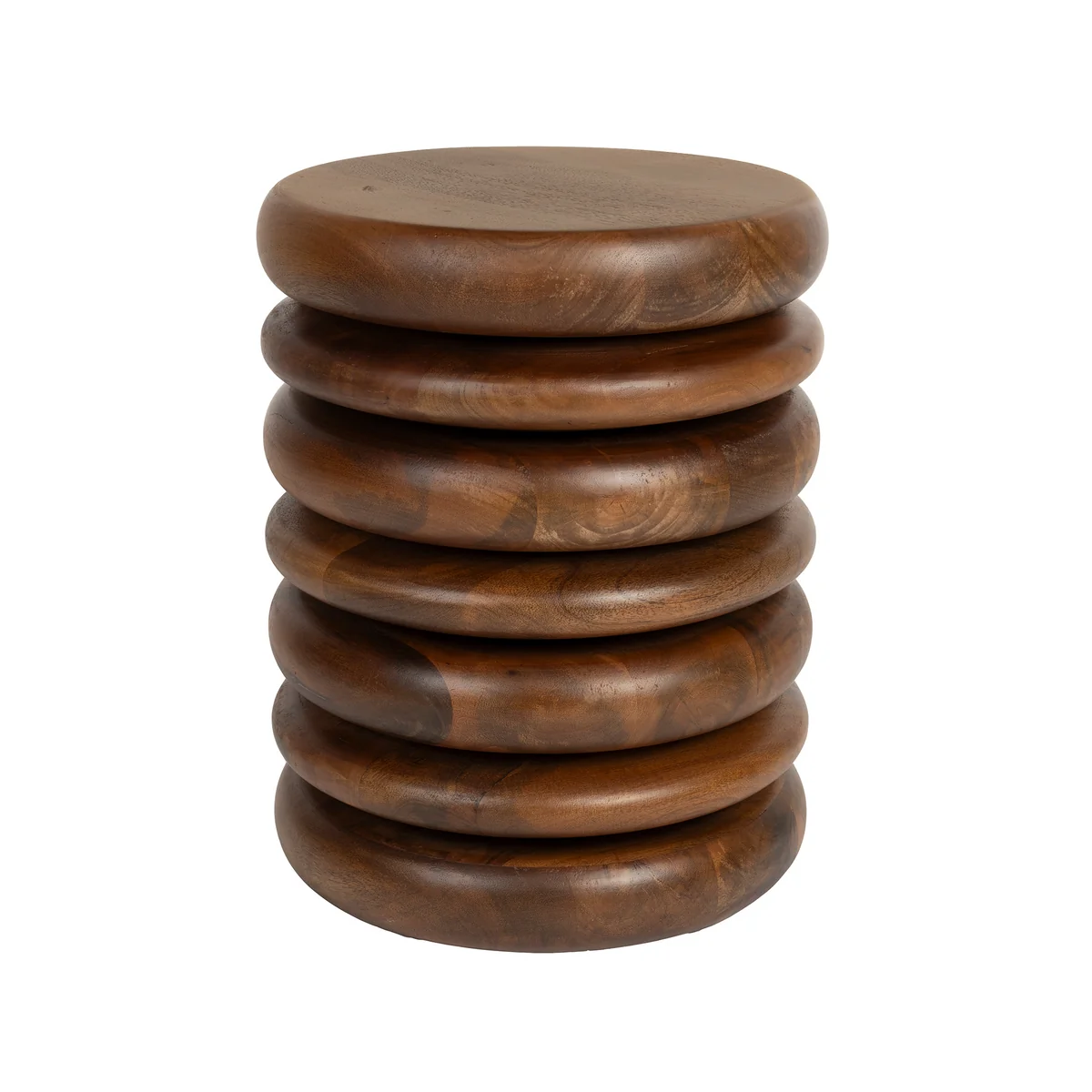 Zuiver - Disc Hocker / Beistelltisch, braun