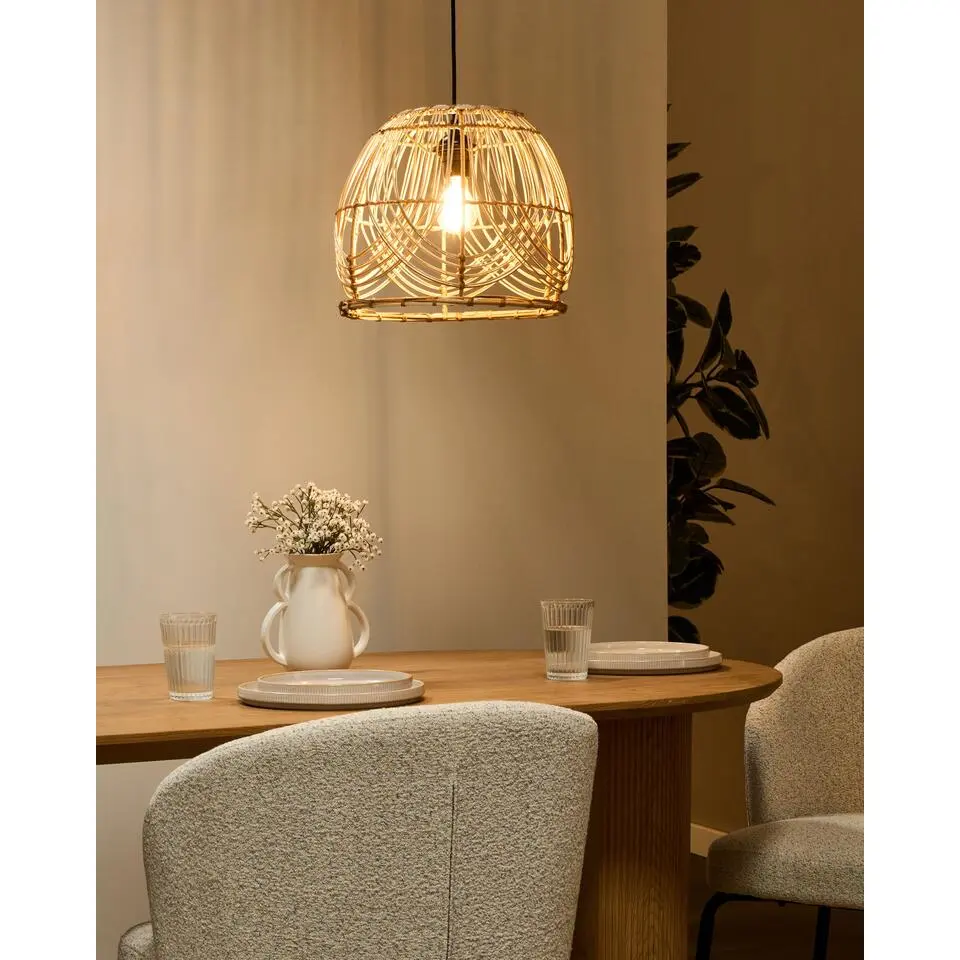 POSTRERO - Hanglamp - Naturel - Rotan