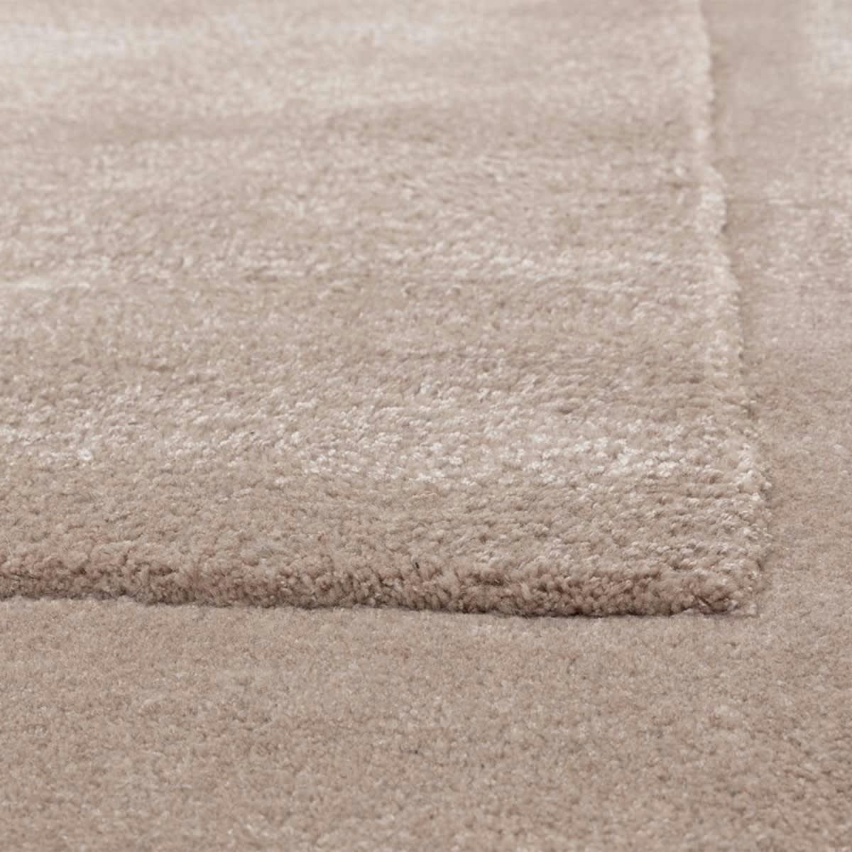 SHINE - Tapis de salon en laine beige 120x170 cm