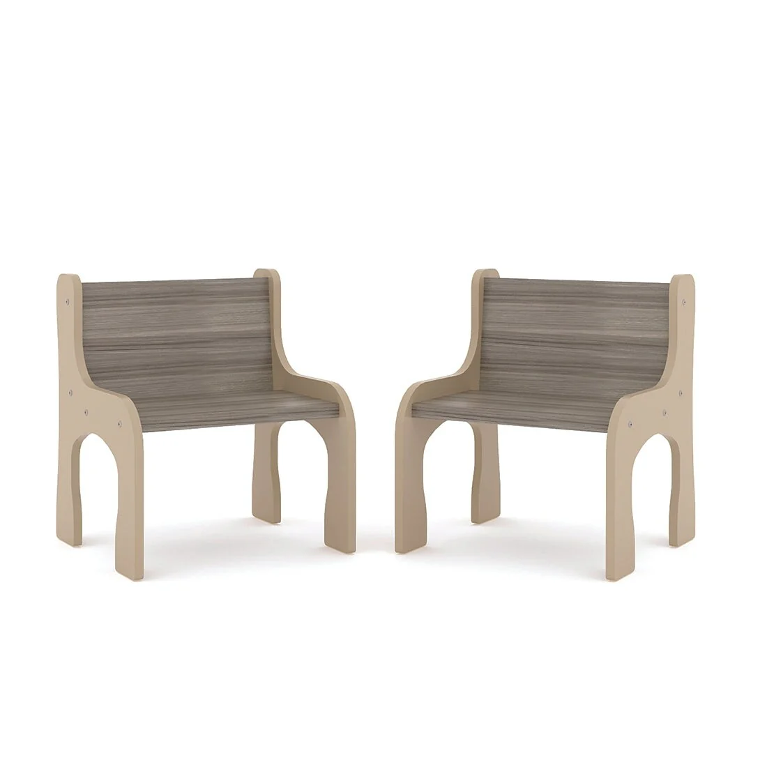 Tot Mate 10 Laminate Activity Chair Pack of 2, Ready-To-Assemble