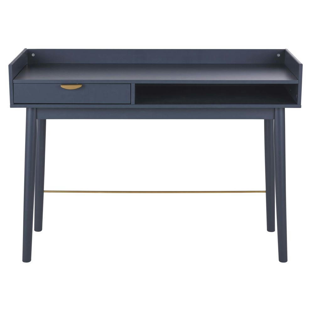 Penelope - Console 1 tiroir bleu foncé