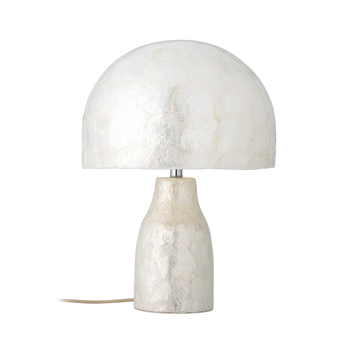 Bloomingville - Adria Tischleuchte, H 43 cm, mother of pearl