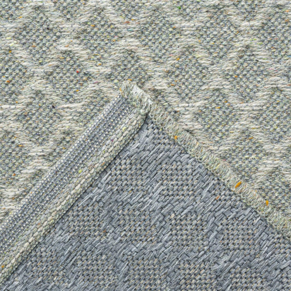 NOOSA III - Tapis en laine vert 200x290 cm