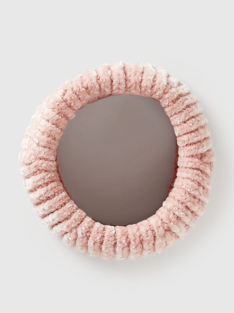 Cropped jacket in chenille