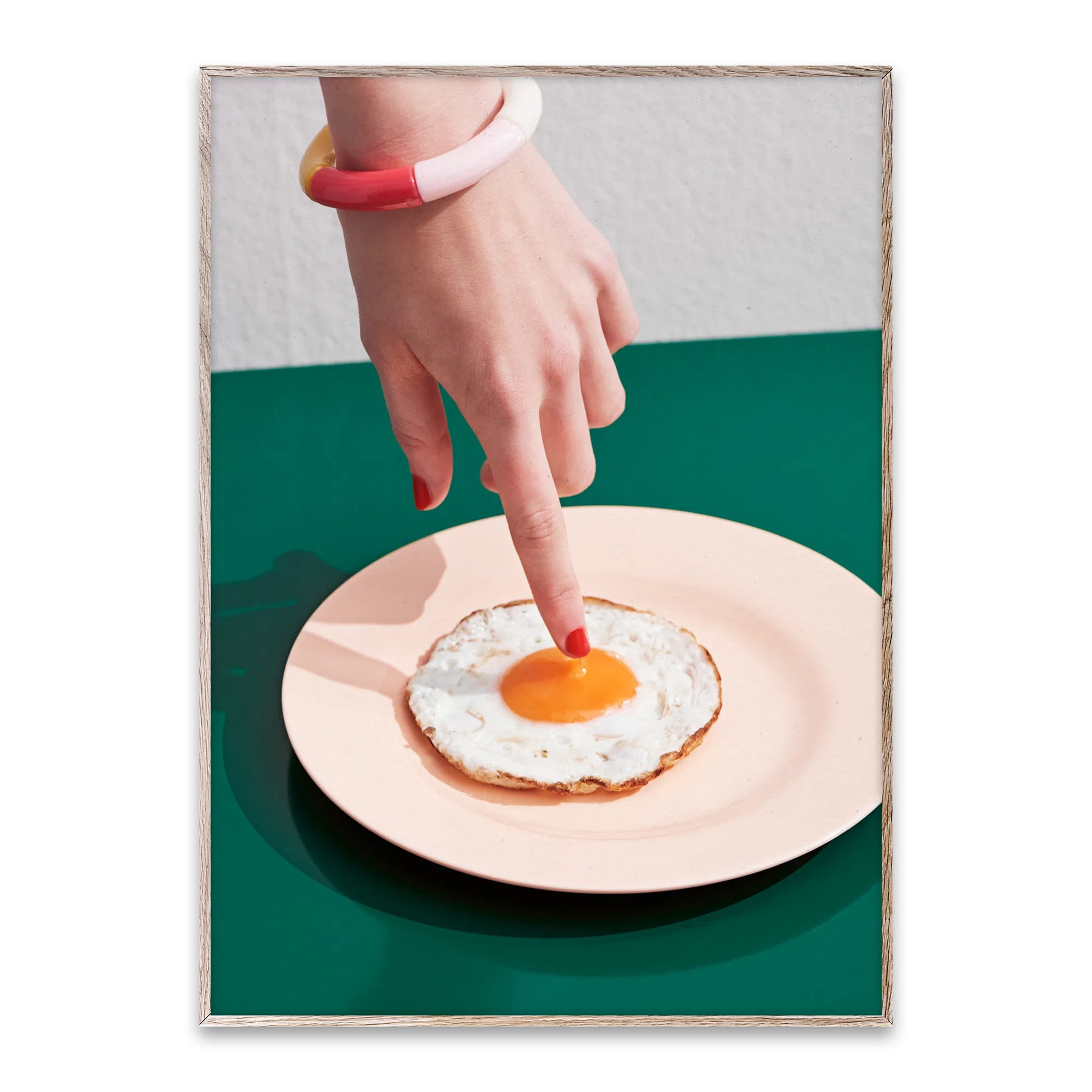 Paper Collective Fried Egg Poster - 30 x 40 cm