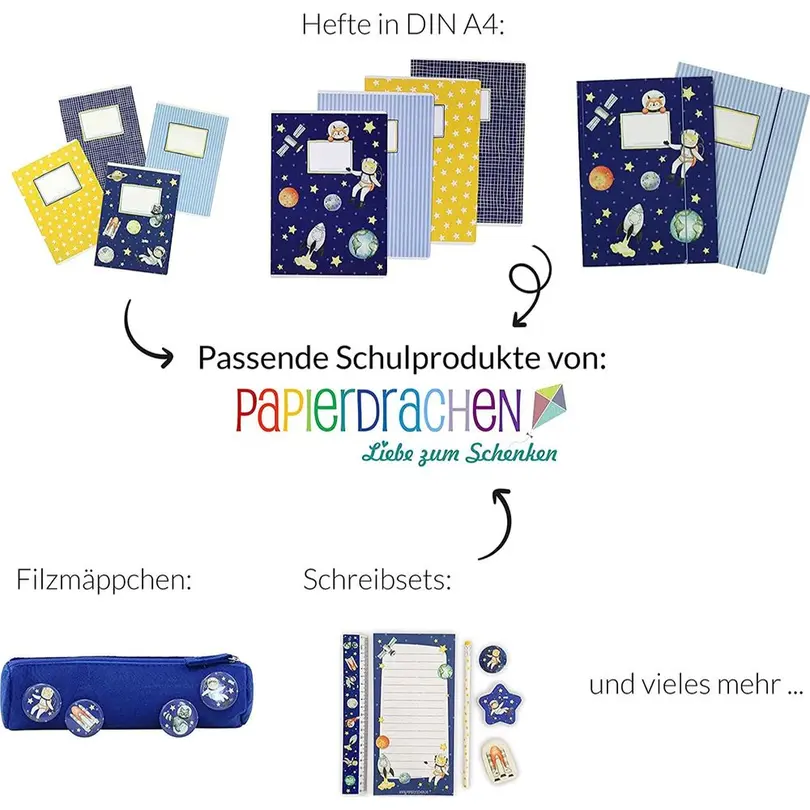 Schreibheft 4er-Set Crea Idea
