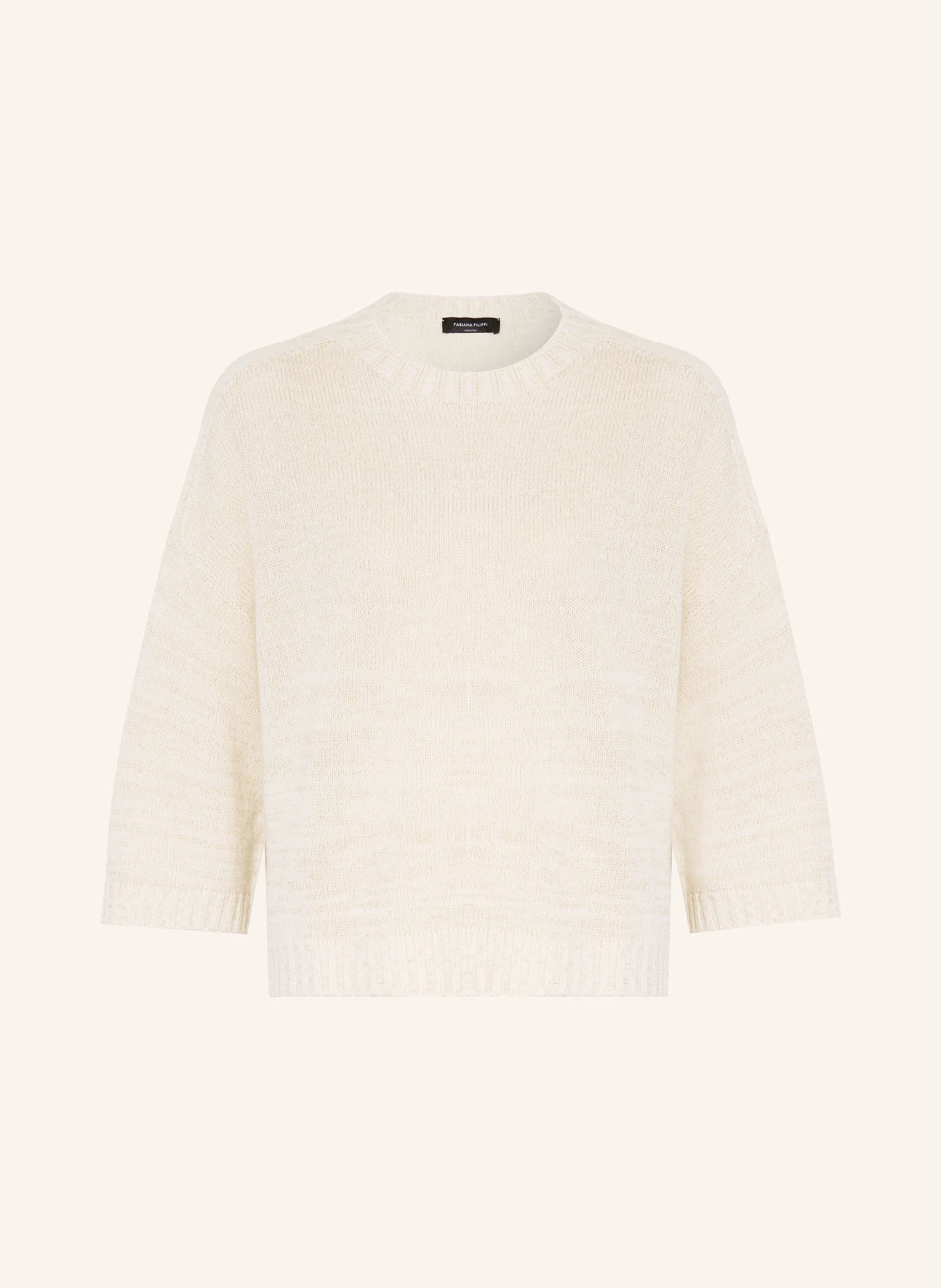 FABIANA FILIPPI Strickshirt mit Merinowolle und Glitzergarn