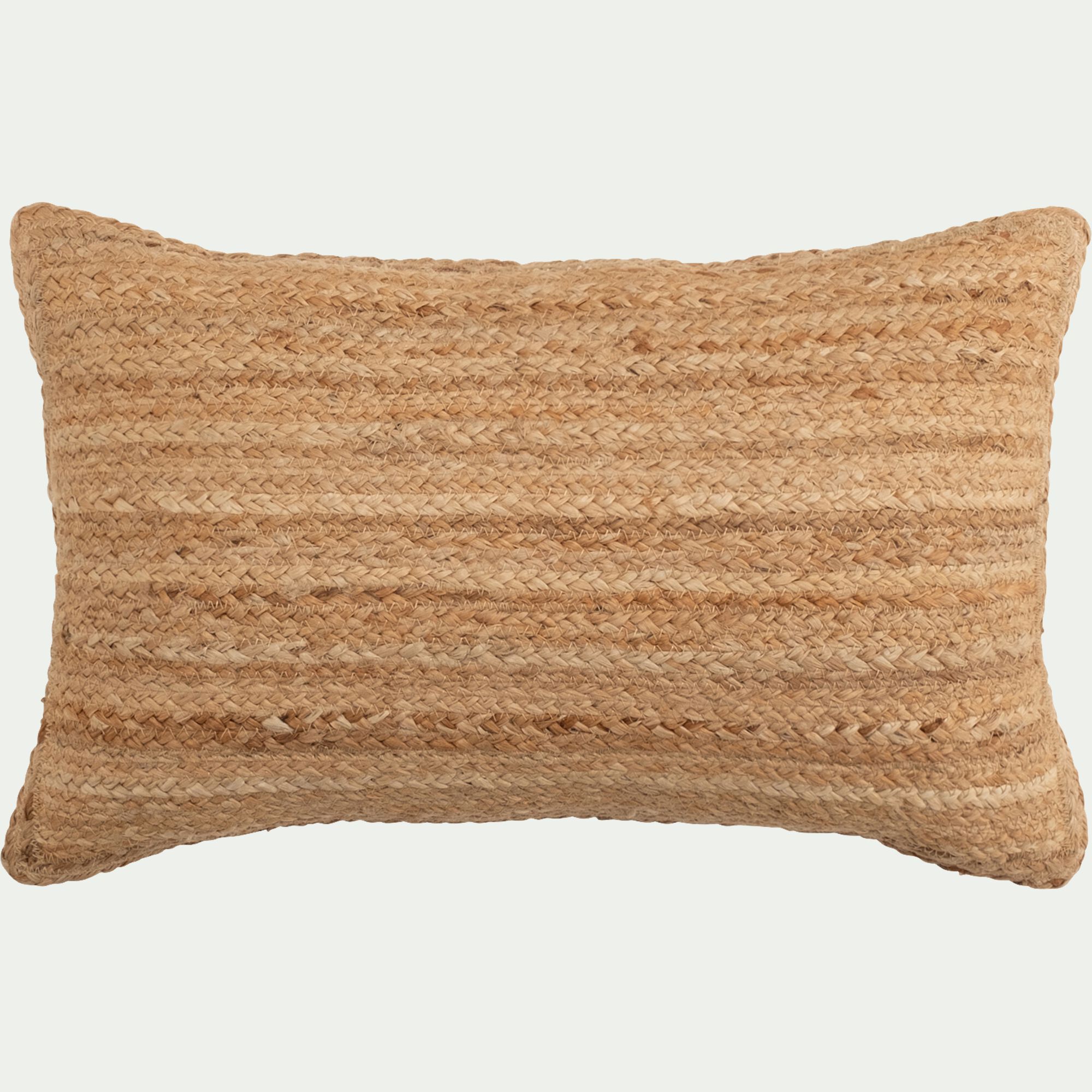 RUSH - Coussin en toile de jute 30x50cm - naturel
