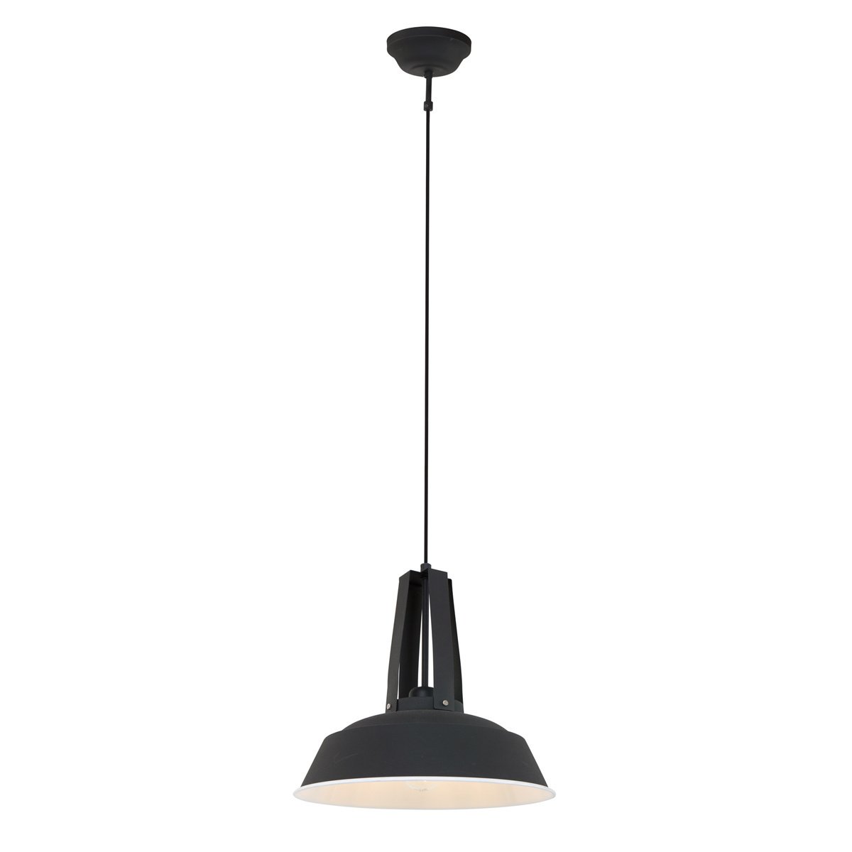 Mexlite hanglamp eden - 1 lichts - 42x 200 cm - zwart