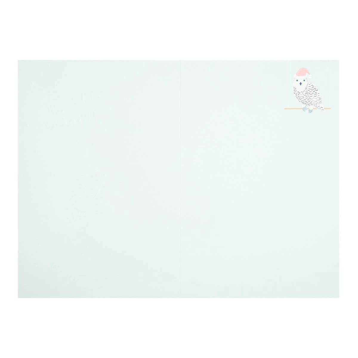 - Carte De Vœux Céleste Chouette