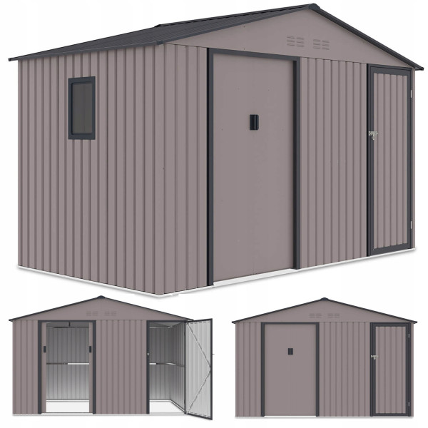 Domek Ogrodowy Narzędziowy na Narzędzia Szopa FALCON 340x194x220 Metalowy