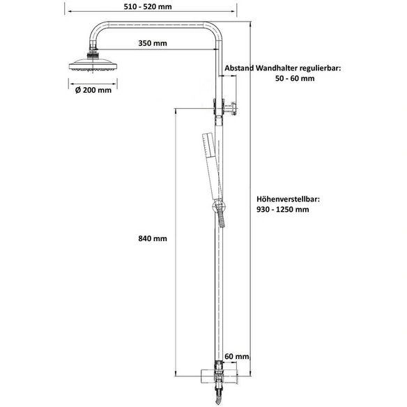 Duschsystem
