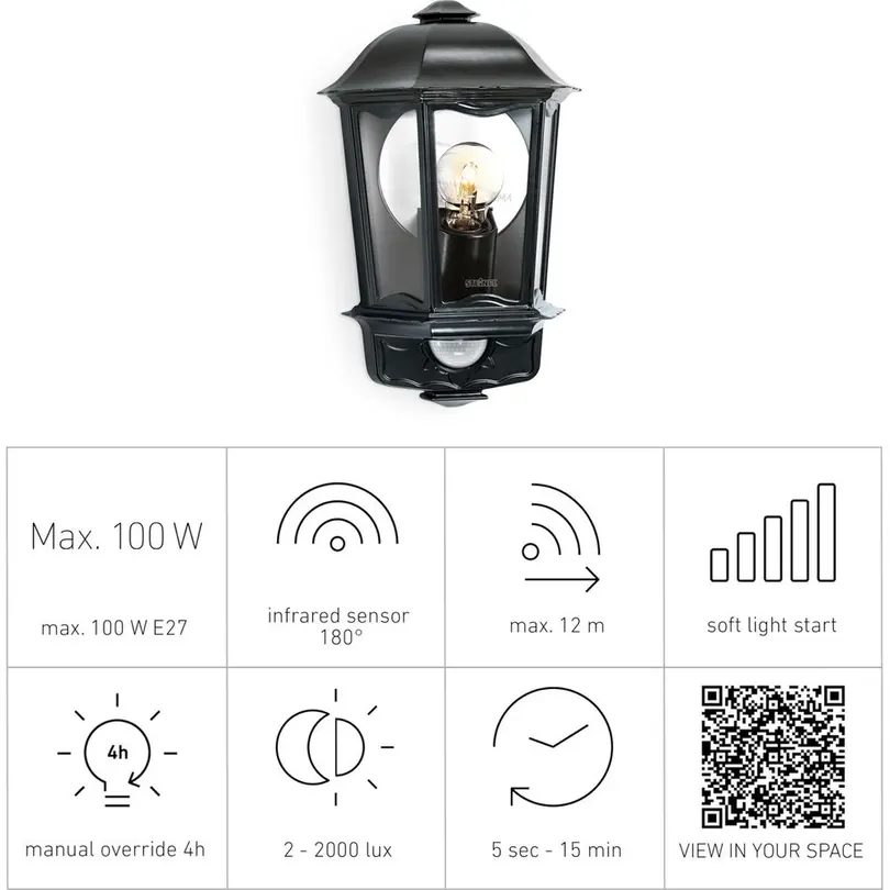 Outdoor Wandleuchte L 190 S
