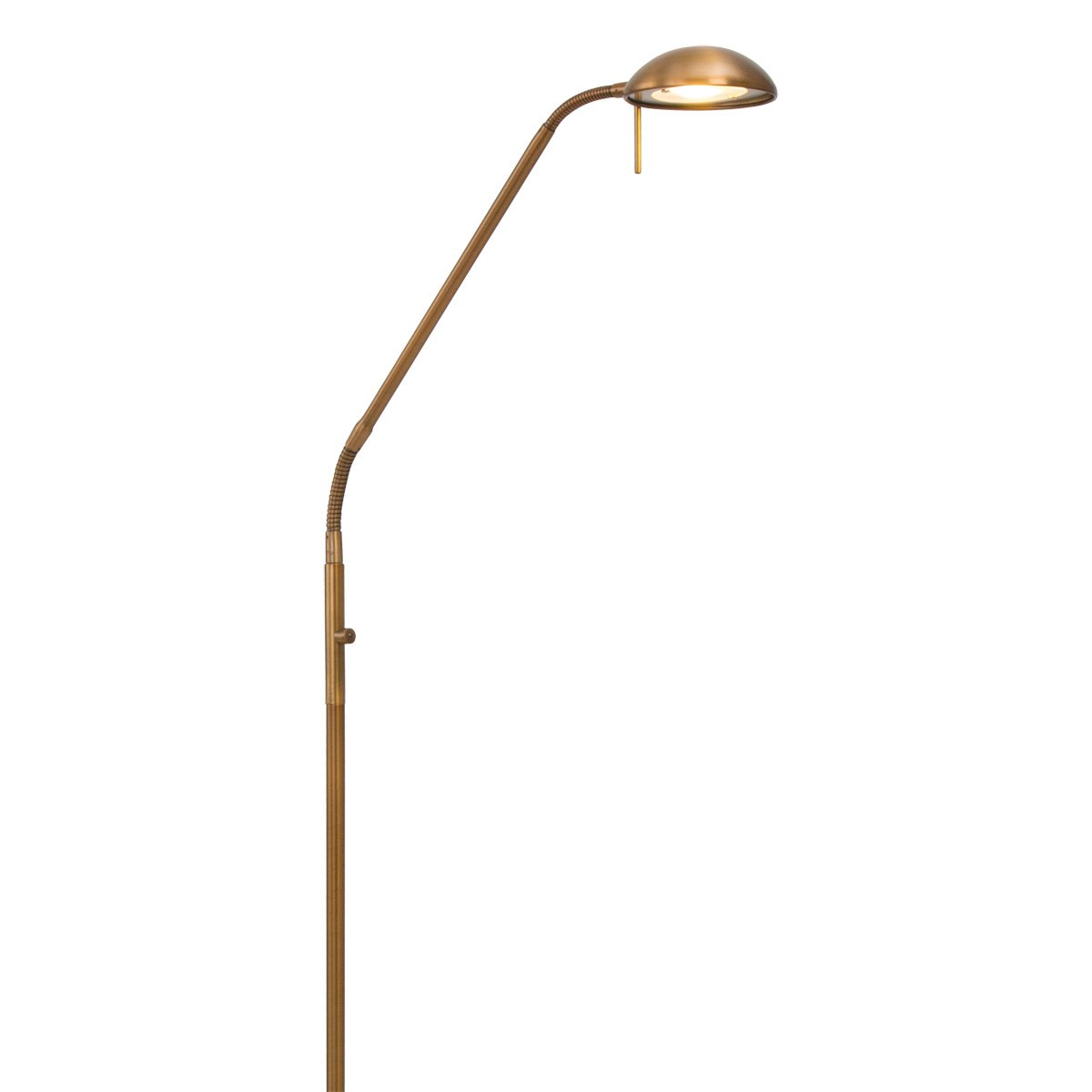 Mexlite vloerlamp - 1 lichts - 45x 180 cm - brons