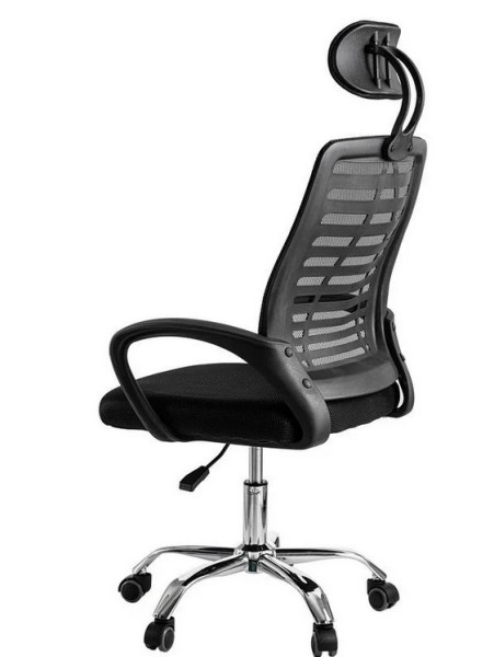 Ergonomiczny fotel obrotowy krzesło biurowe OZI czarny