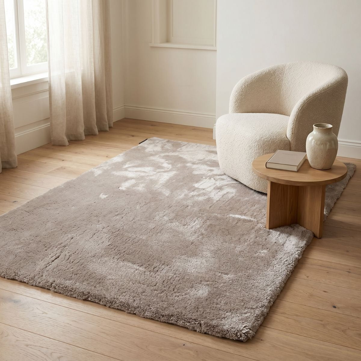 DÉJA Living Vloerkleed Civar - Grijs Stof - 130x190cm